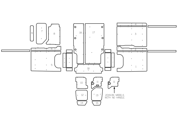 (image for) L2 FWD - Full Ply Lining Kit